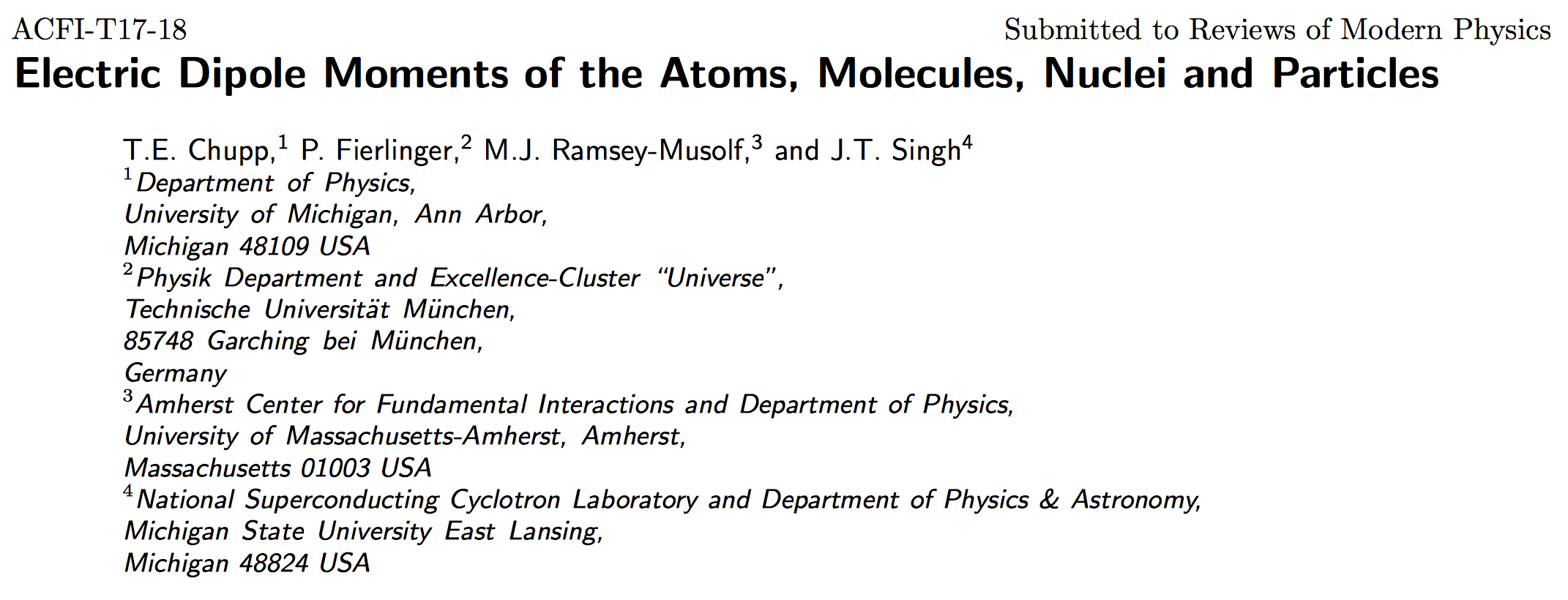 Preprint of EDM Review Paper posted to arXiv:1710.02504