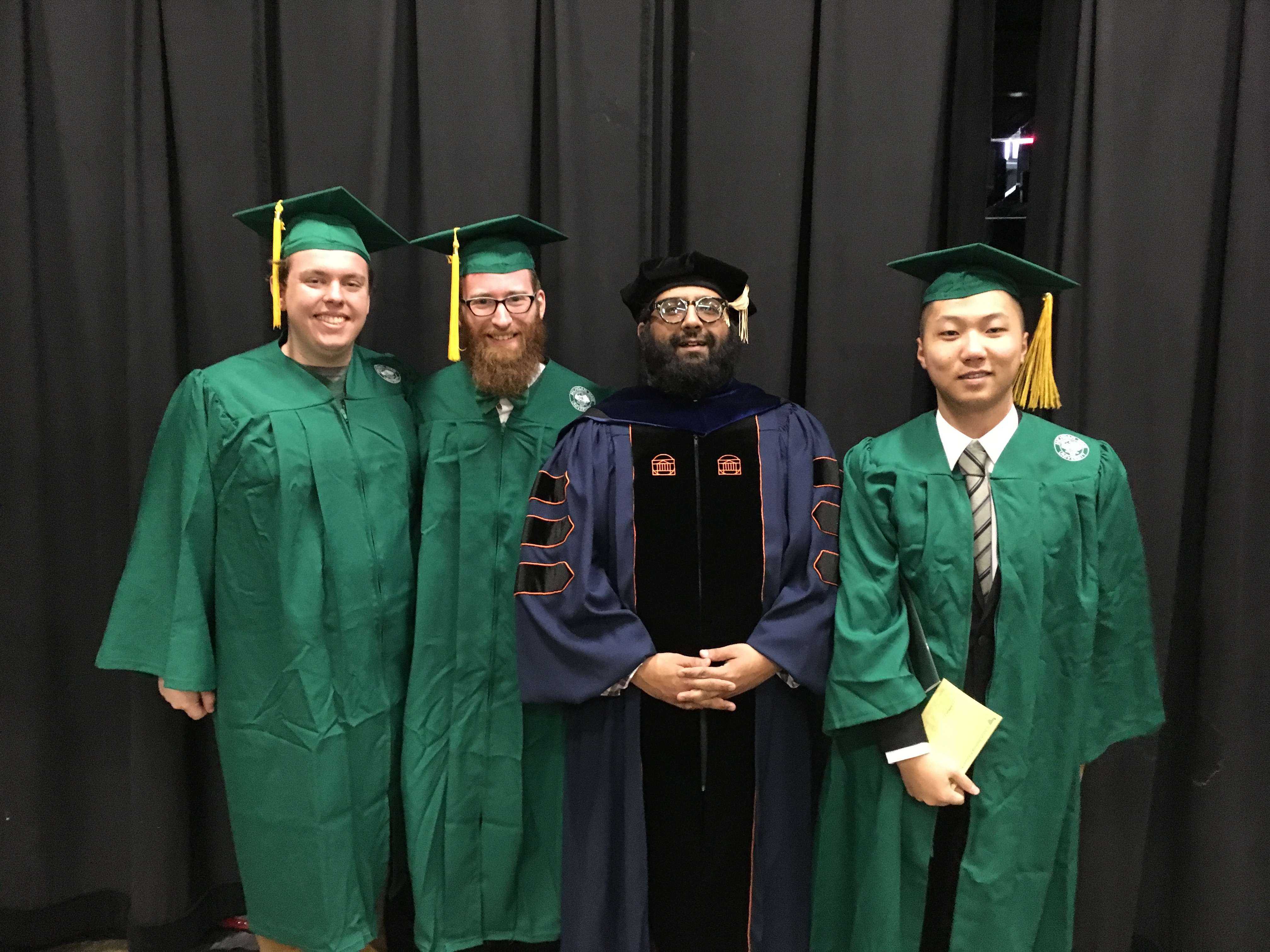 Adam, Brian, Fry, and Steve Graduate!