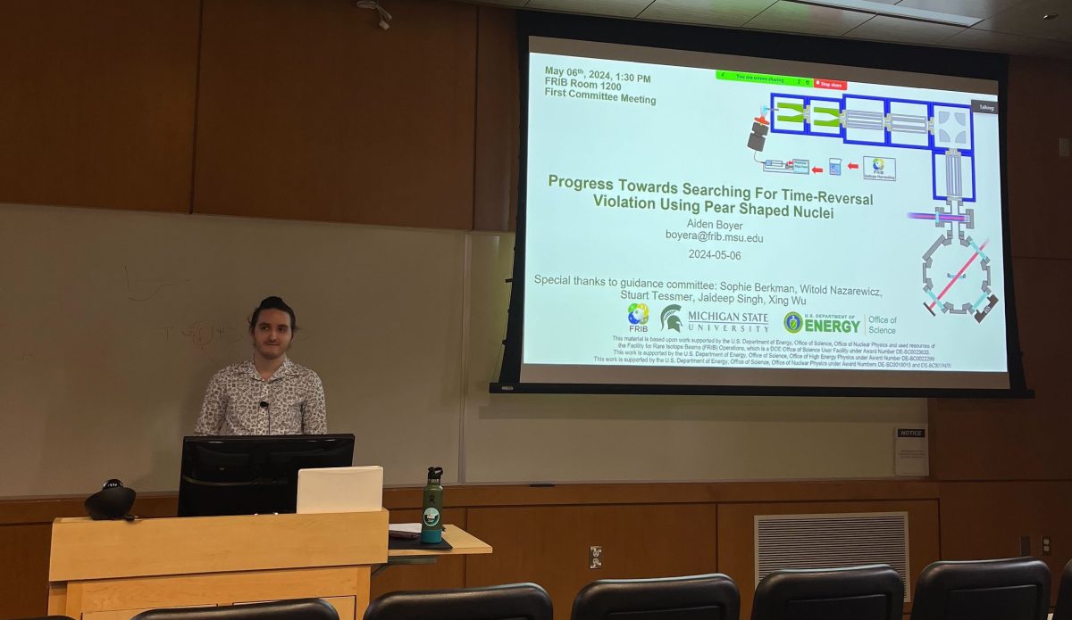 First Guidance Committee Meeting: Time-Reversal Violation Using Pear Shaped Nuclei